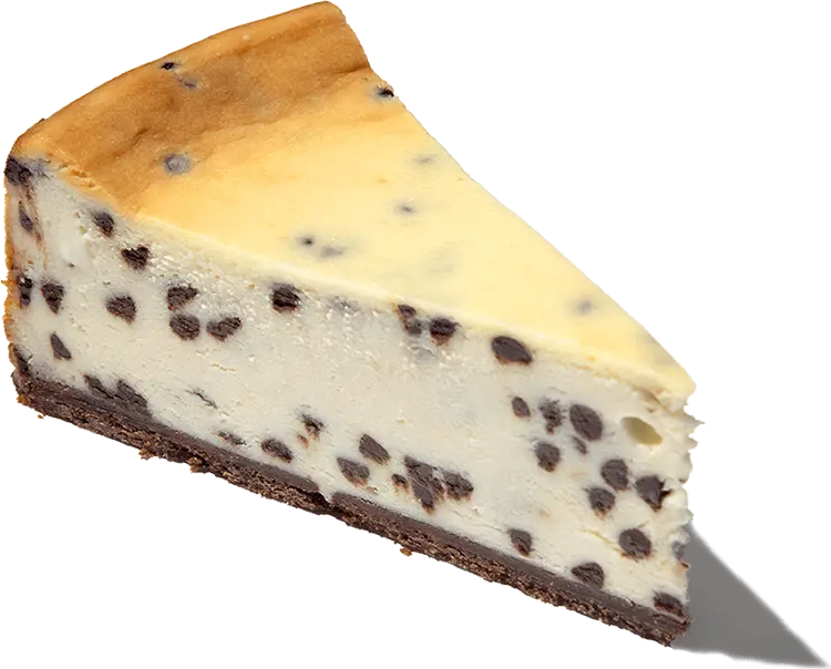 Chocolate Chip Cheesecake slice