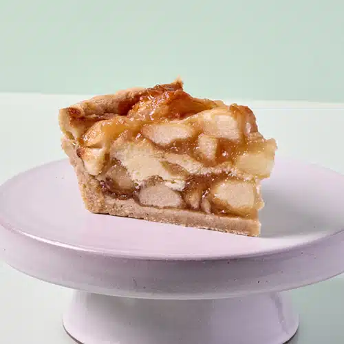 A slice of apple tart