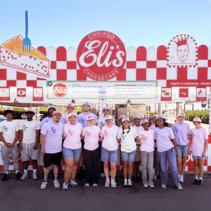 Eli's Cheesecake booth at the Taste of Chicago